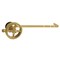 Kingston Brass Universal Front or Side Mount Toilet Tank Lever with Knurled Handle, Brushed Brass KTRNKD7 - alternate 1