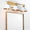 Jonathan Y Yvette 3-Light 25" Metal Vanity Wall Light, White/Gold JYL9014A - alternate 9