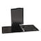 Simply Round Ring Non-View Binder, 3 Rings, 1.5" Capacity, 11 x 8.5, Black 26593 - alternate 1