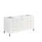 James Martin Vanities Chicago 60" Single Vanity, Glossy White, w/ 3 CM Siberian Silestone Top 503-V60S-GW-3SFR - alternate 9