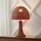 Jonathan Y Joanie 22" Bohemian Rustic Woven Rattan LED Table Lamp with Pull Chain, Dark Brown/Brass Gold JYL4011C - alternate 8