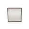 Homeroots 41" Gray Square Wood Framed Accent Mirror 282566 - alternate 1