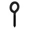 National Hardware 3-7/8 in. D X 3-7/8 in. L Storm Shine Steel Screw Eye 190 lb, 2PK N820-099 - alternate 1