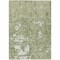 Homeroots 5' X 8' Sage And Ivory Abstract Washable Indoor Outdoor Area Rug 612702 - alternate 9