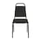Flash Furniture HERCULES Series Trapezoidal Back Stacking Banquet Chair w/Black Fabric and 2.5in. Thick Seat, Black FD-BHF-1-BK-BK-GG - alternate 8