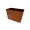 Hapco Elmar Signature Dual Chamber Vegan Leather 18 Quart Rectangular Wastebasket, Monterey Brown 6PK SWB118MBRN - alternate 2