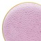 Smarty Had A Party 7.5" Clear Pink with Gold Rim Hammered Glass Disposable Plastic Appetizer/Salad Plates, 120PK 8867-PG-CASE - alternate 9