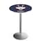 Holland Bar Stool Co 36" Stainless Steel Connecticut Pub Table, 36" dia. Top L214S3636ConnUn - alternate 1