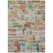 Homeroots 8' X 10' Terra Cotta Green And Brown Striped Washable Indoor Outdoor Area Rug 603524 - alternate 9
