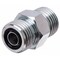 Gates Male Flat-Face O-Ring to Male Flat-Face O-Ring SAE to SAE G60705-0404 - alternate 1