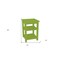 Homeroots 28" Green Solid Wood Nightstand 548322 - alternate 9