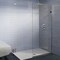 Fab Glass And Mirror Fixed Shower Screen for Bathroom | Oil Rubbed Bronze Finish | Water Repellent | 3/8in Tempered G MSD1-36-72OB - alternate 1