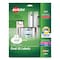 Avery Oval Print-to-the-Edge Labels, 1.5 x 2.5, White, 270PK 06583 - alternate 1