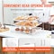 Vevor 2-Tier Acrylic Bakery Display Case Countertop Donut Pastry Case Rear Door CX-01 - alternate 7
