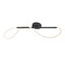 Jonathan Y Alessio 33" Contemporary Minimalist 360 Adjustable Silicone Neon Rope Dimmable Linear Integrated LED JYL7137B - alternate 1