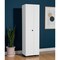 Homeroots 20in White and Black Wood Accent Cabinet With Two Doors 552279 - alternate 5