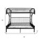 Homeroots Black Twin Over Full Contemporary Metal Bunk Bed 286584 - alternate 5
