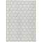 Homeroots 3' X 5' Ivory And Black Geometric Washable Indoor Outdoor Area Rug 613554 - alternate 9