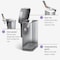 Simplehuman 58 Liter (24L/34L) / 15 Gal. Sensor Trash Can, Flat, Brushed, Stainless Steel ST2050 - alternate 8