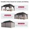 Sunjoy 20x12 Kingston Hardtop Rectangular Gazebo Wood A1020436B000 - alternate 11