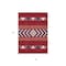 Homeroots 3' X 5' Red White And Navy Blue Southwestern Washable Indoor Outdoor Area Rug 613945 - alternate 9