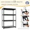 Shuntong Atlas 4-Tier 48 in.W x 24 in.D x 72 in.H Heavy Duty Garage Shelving Unit Load 12000 Lbs, Hammertone ATLAS482472-4H3000 - alternate 6