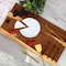 Megachef 21 x 11 Inch Acacia Wood Cheese Board with 3 Piece Knife Set 750122179M - alternate 8