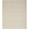 Homeroots 8' X 10' Cream And Beige Geometric Indoor Outdoor Area Rug 551116 - alternate 1