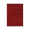 Homeroots 5' X 8' Red And Black Geometric Washable Indoor Outdoor Area Rug 599239 - alternate 9