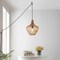 Jonathan Y Lucas 13" 1-Light Farmhouse Coastal Rattan 180" Cord Plug-In or Hardwired LED Pendant, Brown JYL1406A - alternate 16