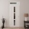 Vdomdoors Front Exterior Prehung Metal-Plastic Door Frosted Glass / MANUX 8112 White Silk / Office Commercial MANUX8112EXD-WS-W32-H80+14-RH-I - alternate 3