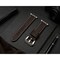 Elegani Nylon Band Compatible with Apple Watch 41mm, Brown/White, Silver/Black/Rose Gold/Yellow Gold Buckle NLPAM-BRNWHT-41 - alternate 3