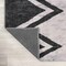 Jonathan Y Siksak Modern Chevron Border Non-Slip Machine-Washable Ivory/Navy 3 ft. x 5 ft. Area Rug WSH124A-3 - alternate 8