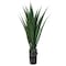 Pure Garden Giant Agave Fake Plant 52-Inch Faux Succulent with Pot Modern Artificial Trees 50-10016 - alternate 1