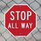 Signmission Stop All Way, 6 Inch X 6 Inch, Plastic Sign OC-P-6-9 - alternate 7