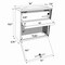 Mail Boss Townhouse Locking Wall-Mount Mailbox, Bronze, 14/16-Gauge Steel 805945 - alternate 9