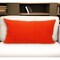 Homeroots 14" X 26" Orange Cotton Lumbar Throw Pillow with Texture 529259 - alternate 1