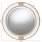 Bali & Pari Adita Round Woven Rope Mirror - Mirror with White Fabric and Woven Jute Accents for Wall Decor 259-14229-ZORO - alternate 4