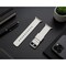 Elegani Replacement Rubber Watch Replacement Band Compatible with Apple Watch 41mm, Gray, Silver Buckle OMGSWT-GRY-41 - alternate 3