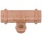 Viega ProPress tee P1 0.75 P2 0.75 P3 0.5 copper 77402 - alternate 1