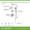 Symmons Braston HydroMersion Double Handle Shower Trim Kit with Hand Spray 589515TRM - alternate 3