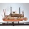 Homeroots 17" Wood Brown Solid Wood Hand Painted King of Mississippi Model Boat 401940 - alternate 8