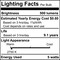 Bulbrite LED Filament 5 W Dimmable B11 Light Bulb with Clear Glass Finish and E12 Base, 2700K, 500Lumens, 4PK 861686 - alternate 15