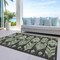 Homeroots 5' X 8' Olive Green And Artichoke Green Southwestern Washable Indoor Outdoor Area Rug 587819 - alternate 6