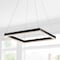 Jonathan Y Nero 15.75" Square Contemporary Modern Metal Integrated LED Pendant Light, Black JYL7104A - alternate 12