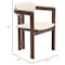 Leisuremod Velo Series Modern Dining Chair in Walnut Color Wood with Taupe Seat, 2PK VCWN-51TP-2 - alternate 9