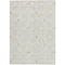 Homeroots 5' X 8' Ivory Gray And Gold Floral Washable Indoor Outdoor Area Rug 595962 - alternate 9