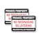 Signmission Private Property No Trespassing No Loitering Violators , 12'' X 18'', Heavy Gauge Aluminum, 2PK A-1218-2PACK-2747 - alternate 1