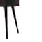 Homeroots 22" Brown Solid Wood Round One Drawer Nightstand 651803 - alternate 8