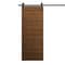 Sartodoors Modern Barn Door 18 x 96 inches, Ego 5000 Cognac Oak Veneer, 6.6FT Rail Track Heavy Hardware Set ,  EGO5000BD-B-DKO-1896 - alternate 1
